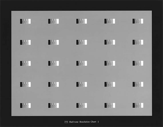 半色調(diào)分辨率測試圖卡I型