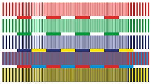 HDTV黑白分辨率测试卡